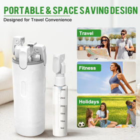 NFOVSMO hand squeezing dispenser to release shampoo, quick convenient dispensing benefit