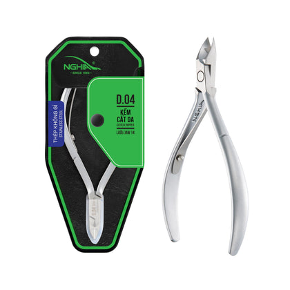 Nghia cuticle nipper front view showing clean shape and professional finish benefit precision