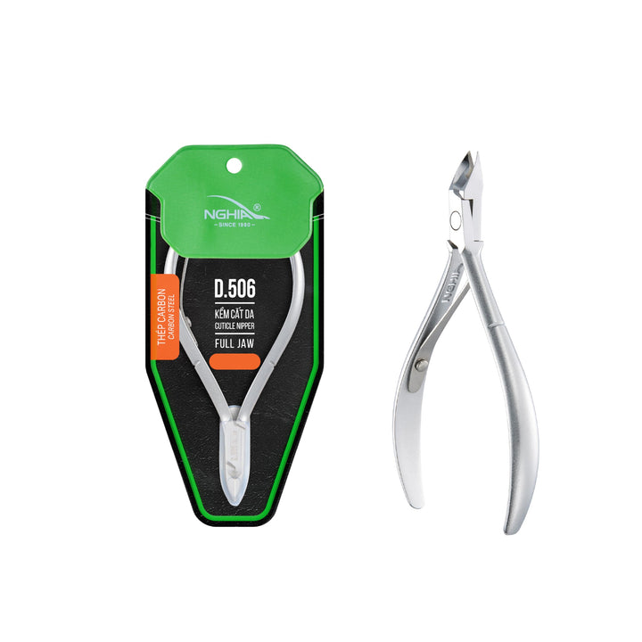 Nghia D-506 front view showing full-jaw and grey-plated finish for durable performance