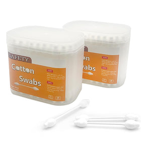 NGQIOHUA front packaging showing 160 cotton swabs and benefits