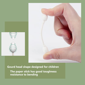 NGQIOHUA paper stick detail highlighting sturdy, bend-resistant stem