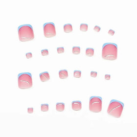 NHIXK nails beside ruler showing short square length for accurate sizing and fit
