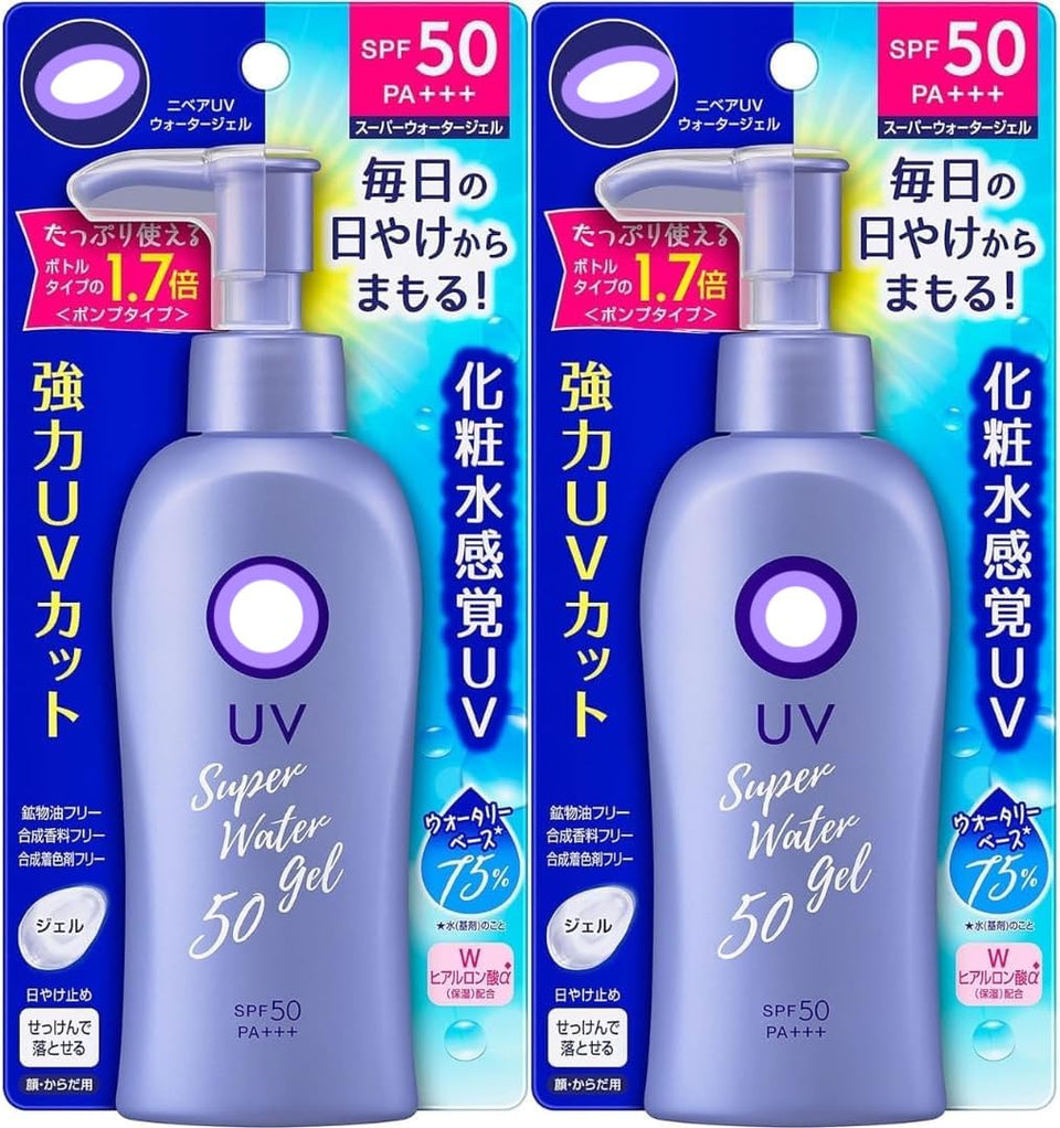 Generic Ni‑vea front pump bottle showing packaging and easy dispensing benefit