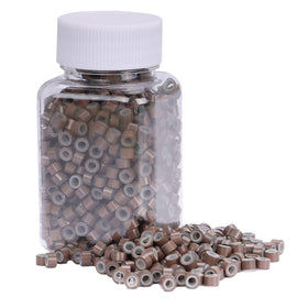 NIACONN brown micro link beads front packaging showing quantity and color benefit concealment