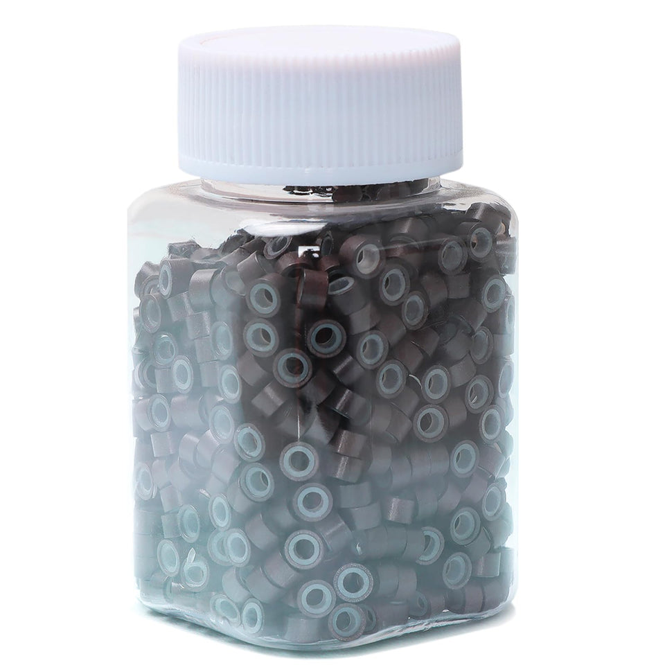 NIACONN front packaging showing 1000 dark brown micro link beads and value pack benefit