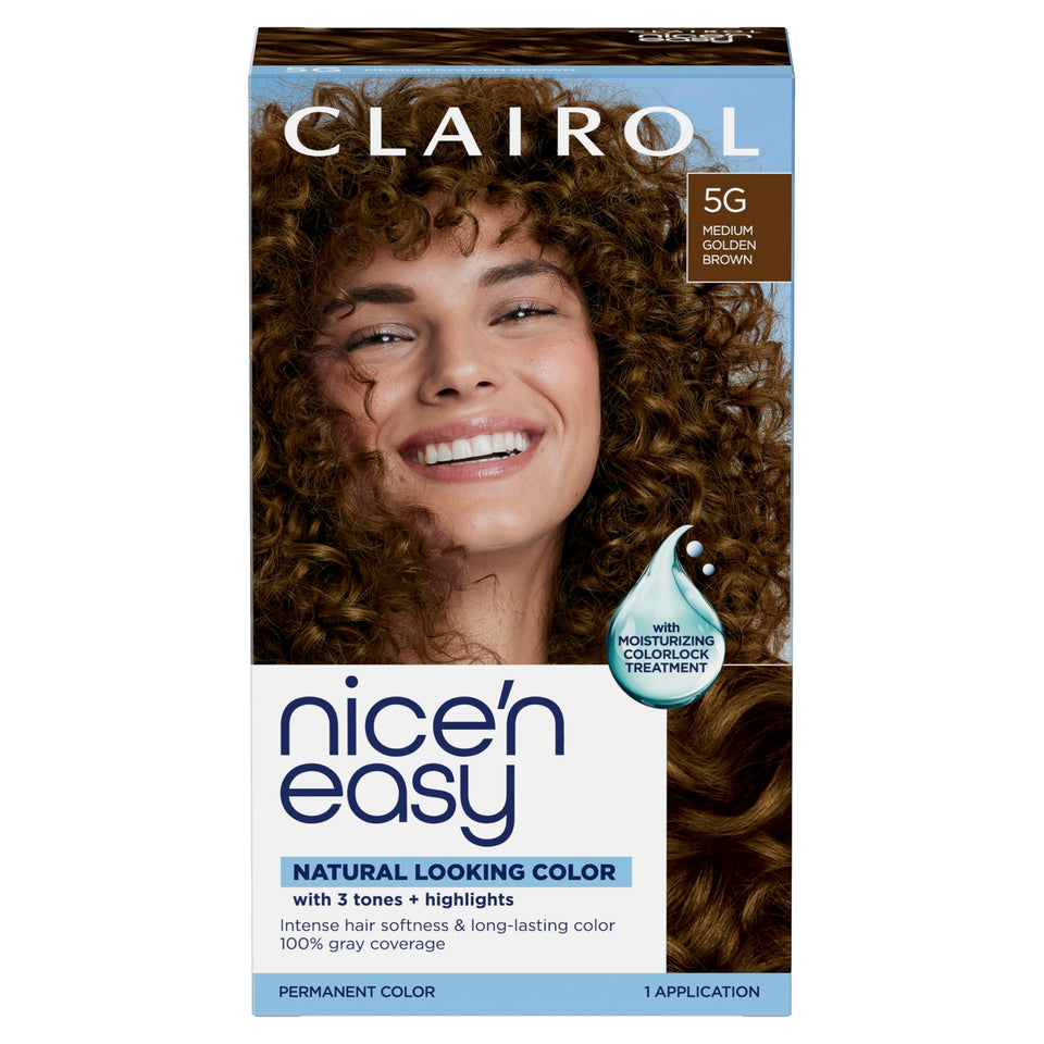 Nice n Easy front packaging showing shade label and benefits