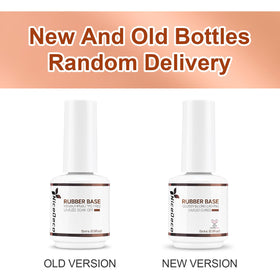Nicedeco before and after nail repair showing strengthened nails