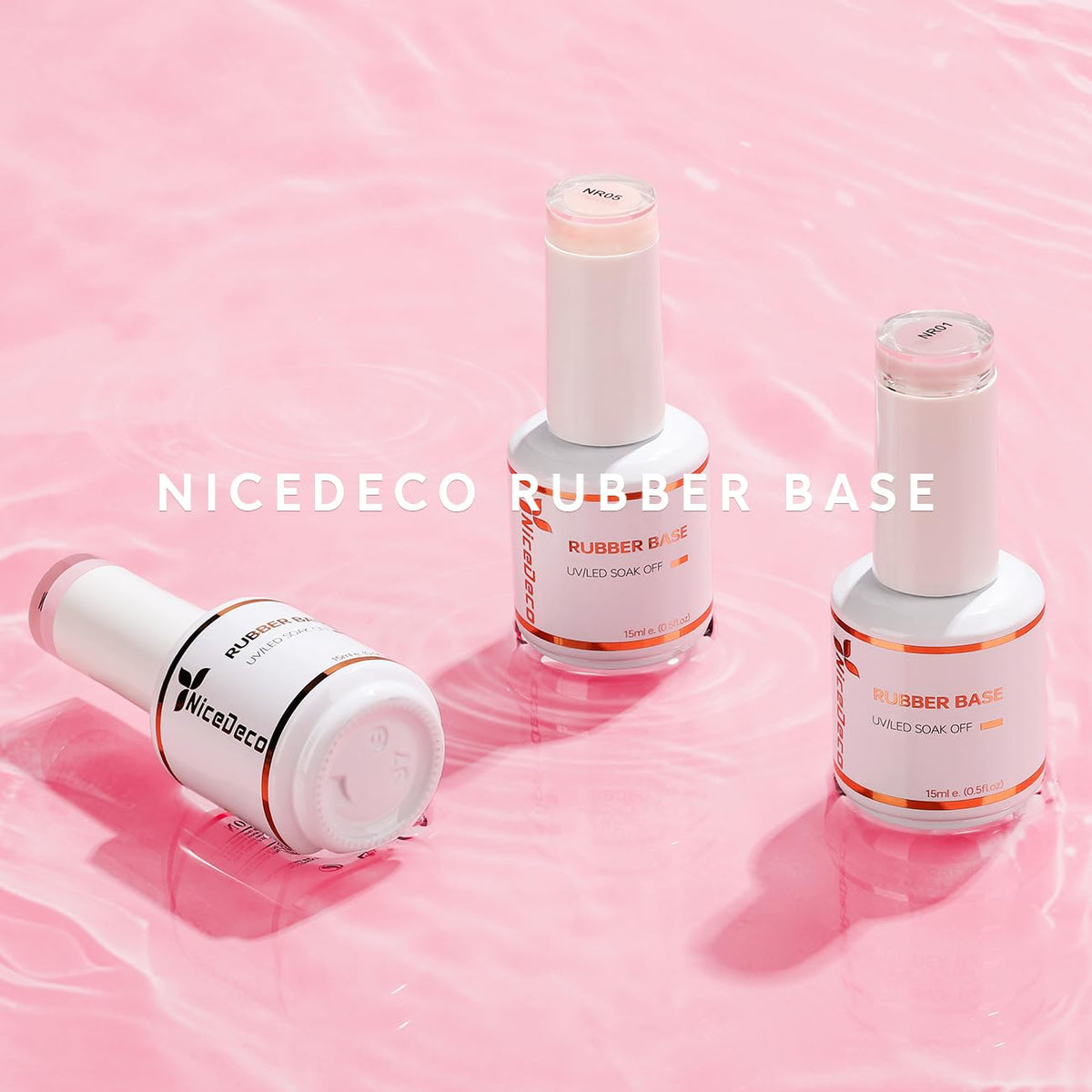Nicedeco ingredient label closeup highlighting HEMA-free formulation