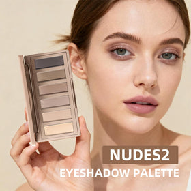 NICEFACE palette open with mirror, demonstrating travel-friendly design and mirror benefit