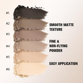 NICEFACE finished smoky eye using palette, highlighting depth and long-lasting wear