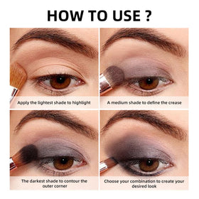 NICEFACE finger swipe of powder texture, demonstrating ultra-fine creamy blendability