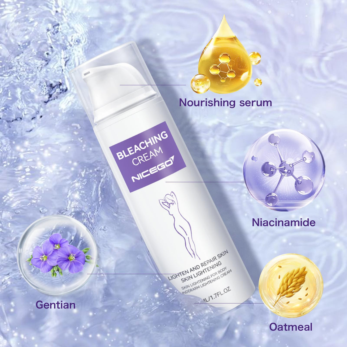 NiceGo used on bikini line showing targeted spot-reducing benefit