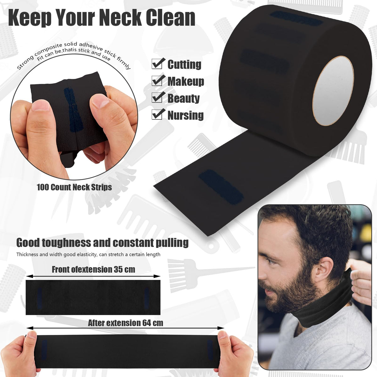 NICEMOVIC cleaning brushes used to maintain clippers and keep workspace tidy
