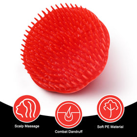 NICEMOVIC close-up of silicone bristles showing gentle exfoliation benefit
