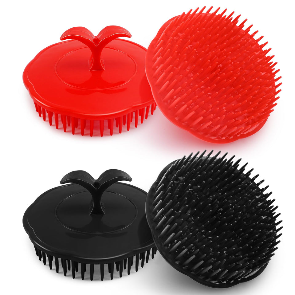 NICEMOVIC front view of four-pack brushes showing colors and compact design benefit hygiene