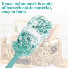 NICEMOVIC scrubber hanging on hook to dry for hygienic storage benefit