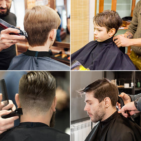 NICEMOVIC lifestyle scene with barber and client showing professional appearance