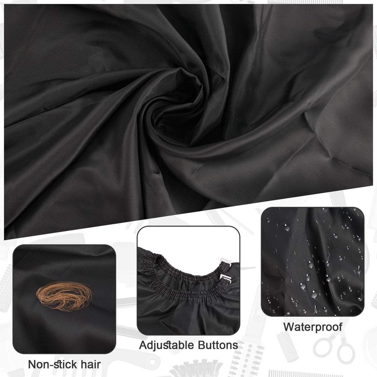 NICEMOVIC neck duster closeup removes loose hair gently and quickly
