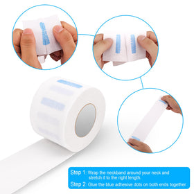 NICEMOVIC roll being dispensed from shelf showing bulk storage efficiency