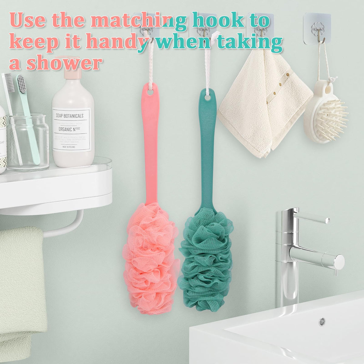 NICEMOVIC flexible scrubber head in hand demonstrating gentle exfoliation control