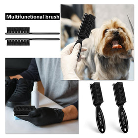 NICEMOVIC brushing shoe seam removing dirt and protecting material detail