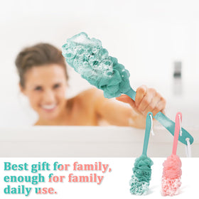 NICEMOVIC scrubbers staged in bathroom to show gift-ready presentation and usability