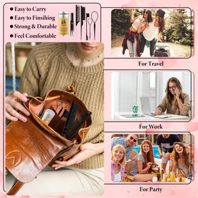 NICEMOVIC travel pouch and scale showing compact kit ready for on-the-go use