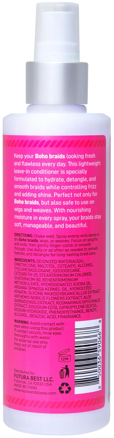 Nicole & Alyssa bottle held in hand to show size and travel-friendly convenience benefit