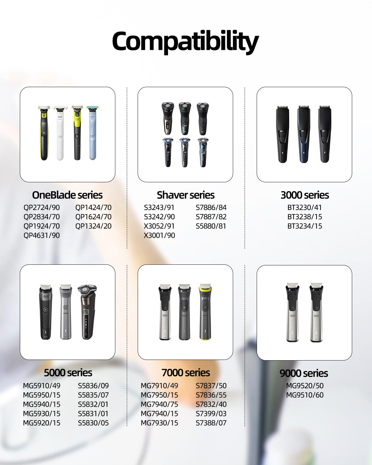 Nicpower flatlay with compatibility list and connectors showing model match clarity
