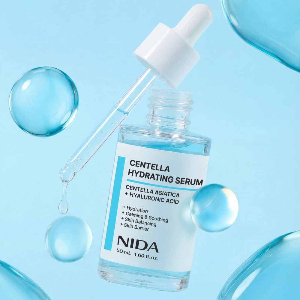 NIDA absorbed on skin showing smoother, hydrated finish after application
