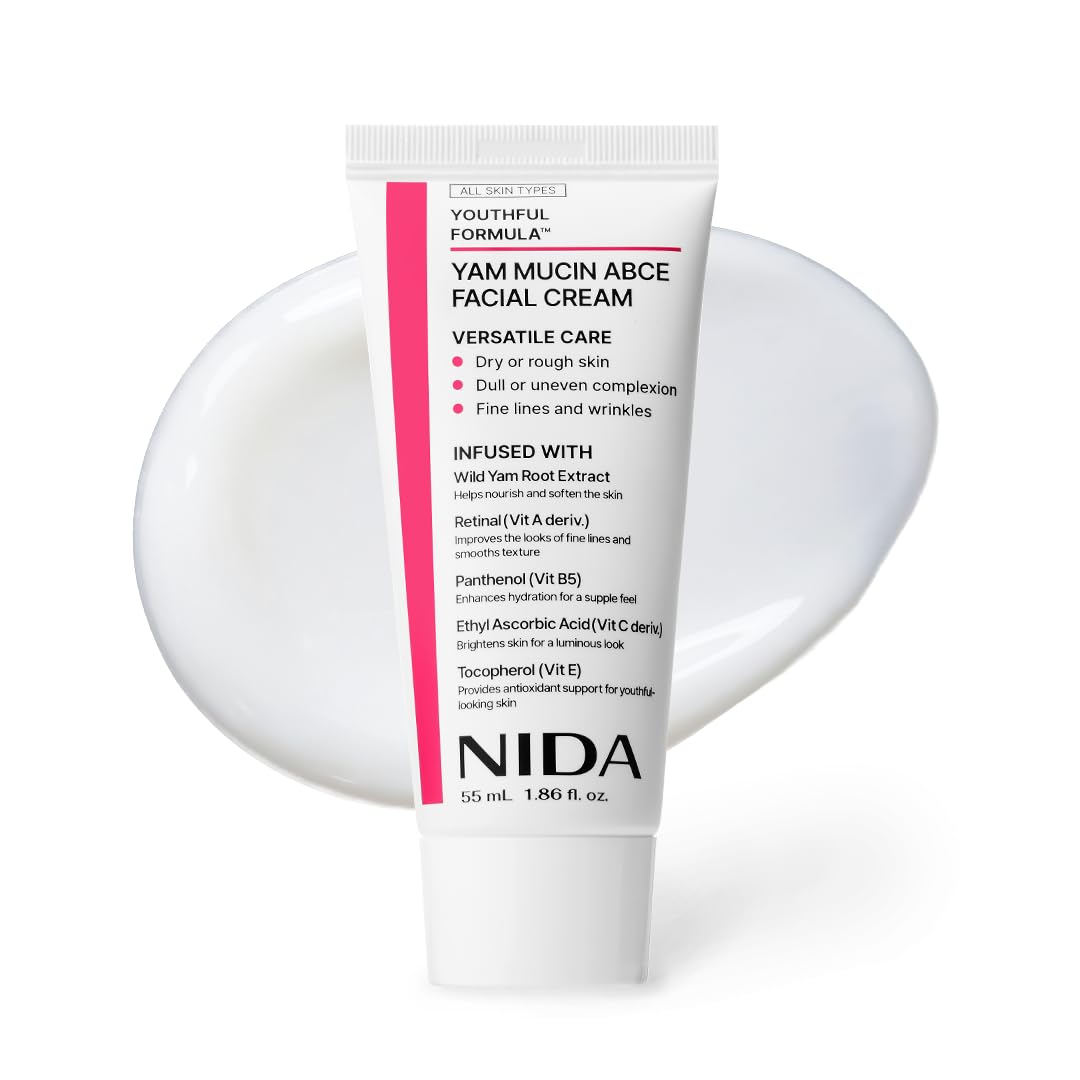 NIDA front packaging showing clean jar and youthful hydration benefits