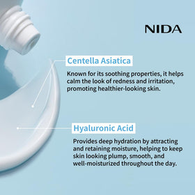 NIDA centella asiatica visual highlighting soothing botanical benefits