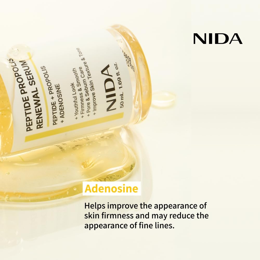 NIDA applying serum on hand to show smooth, non-greasy absorption benefit
