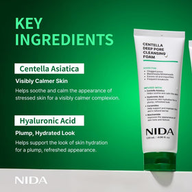 NIDA dispensing pump with foam demonstrating easy, mess-free use