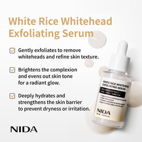 NIDA serum texture close-up showing lightweight hydrating consistency