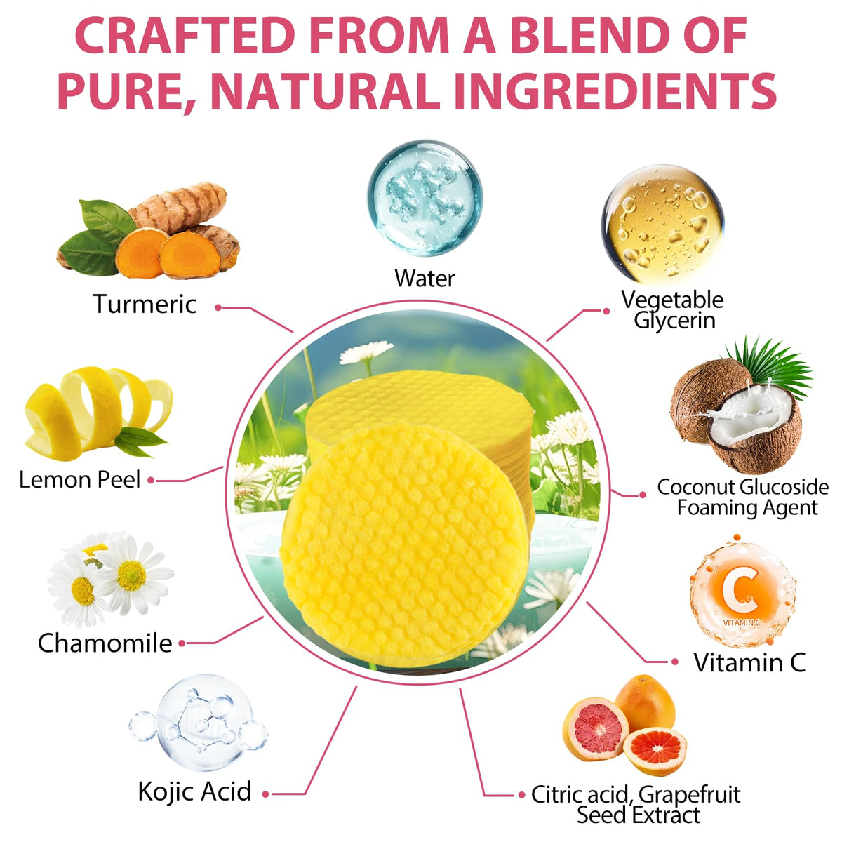 NIFEISHI label listing kojic acid turmeric vitamin B5 and C for ingredient transparency