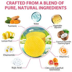 NIFEISHI label listing kojic acid turmeric vitamin B5 and C for ingredient transparency