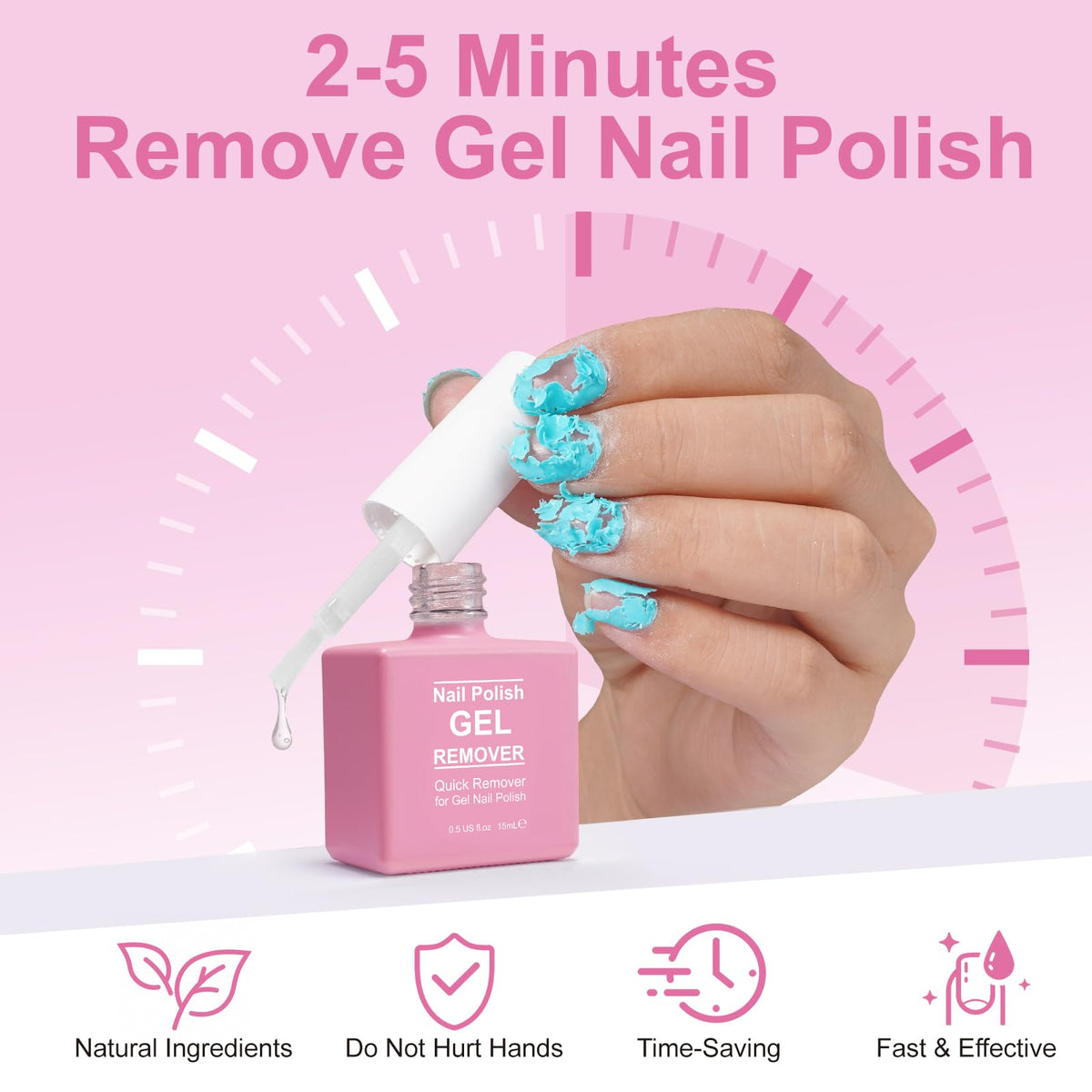 NIFEISHI brush applicator close-up delivering controlled removal and less mess