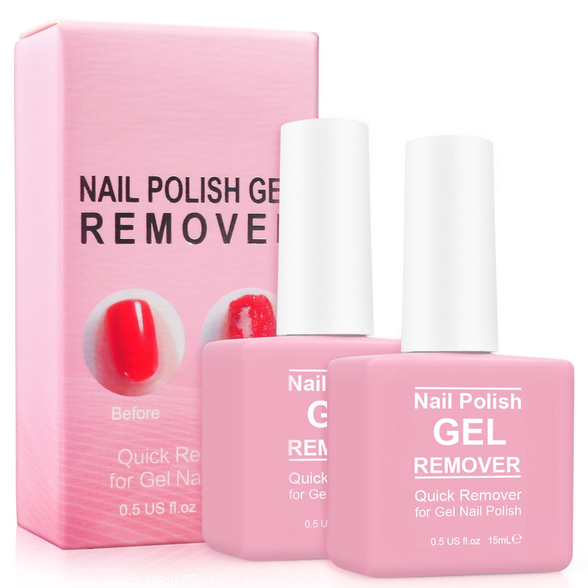 NIFEISHI front packaging showing compact gel remover bottles for fast polish removal