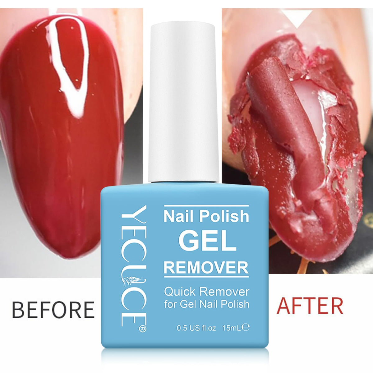 NIFEISHI open bottle and gel texture demonstrating smooth application benefit