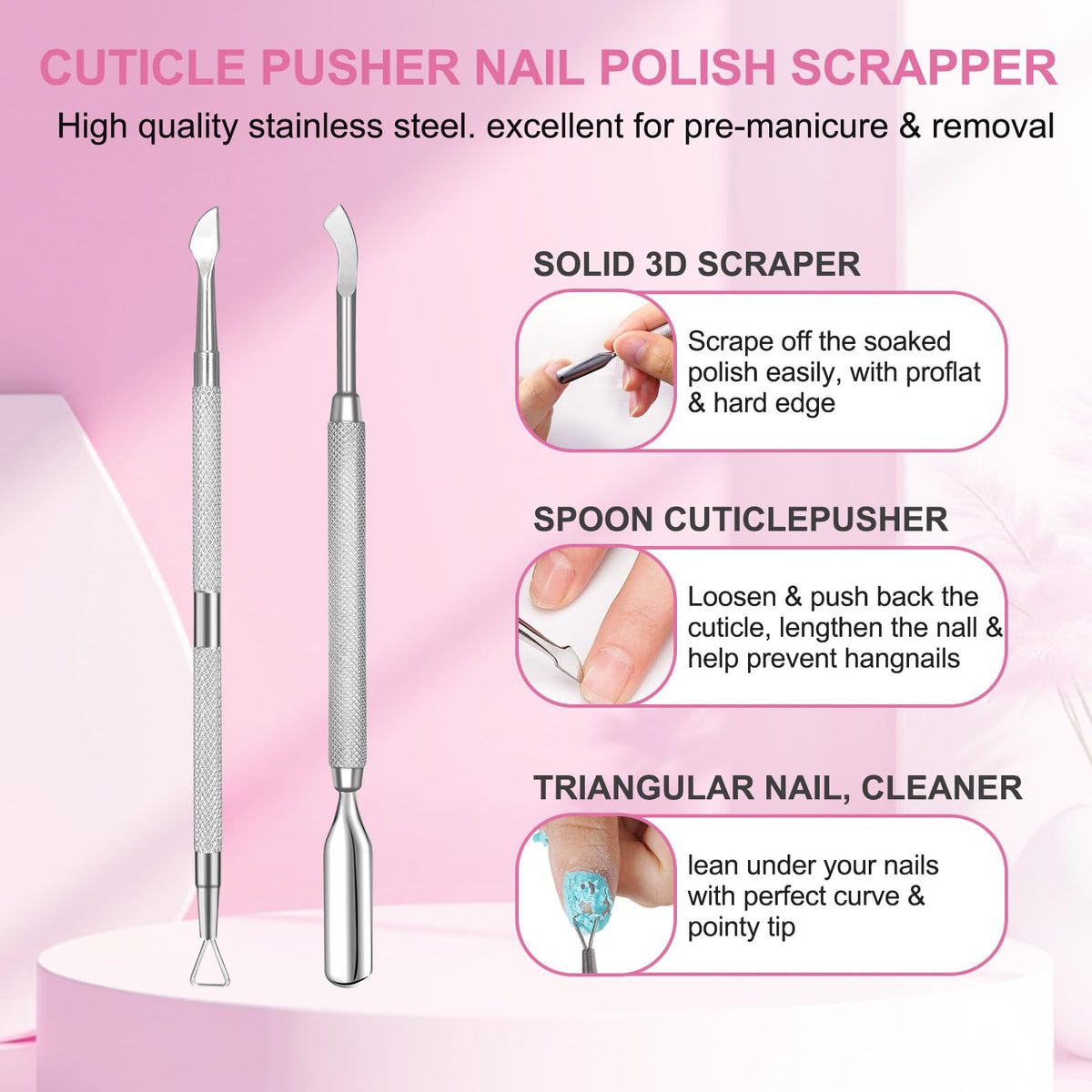 NIFEISHI before and after nail comparison showcasing clean removal
