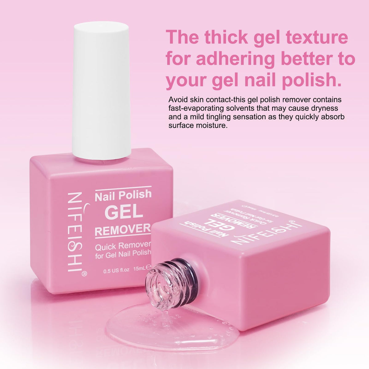 NIFEISHI wiping away lifted polish for fast cleanup benefit