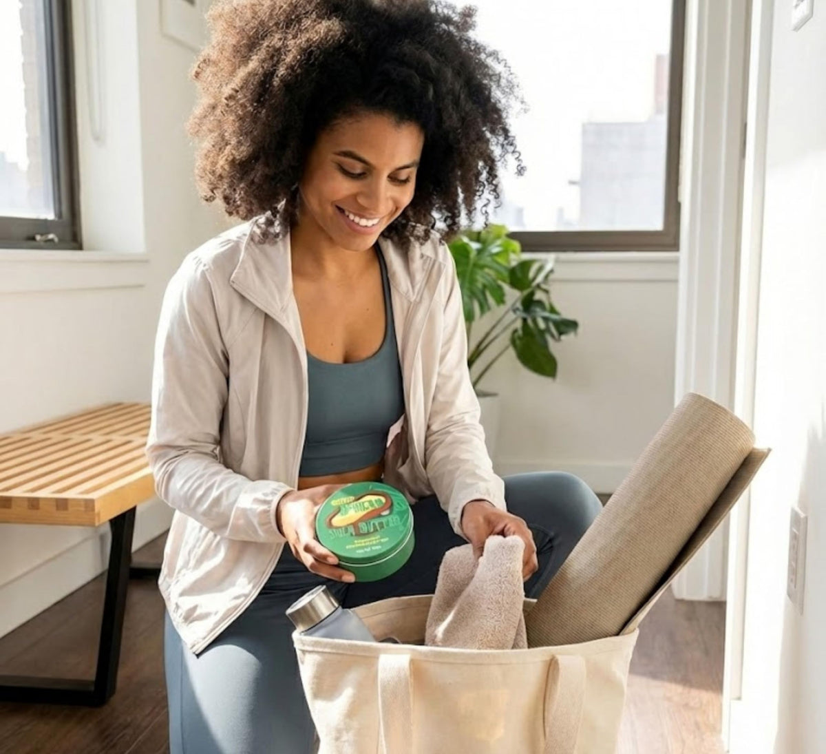 Nimba Foods label ethical sourcing highlighting cooperative-sourced benefit