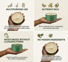Nimba Foods size comparison 7oz showing portable jar for daily use