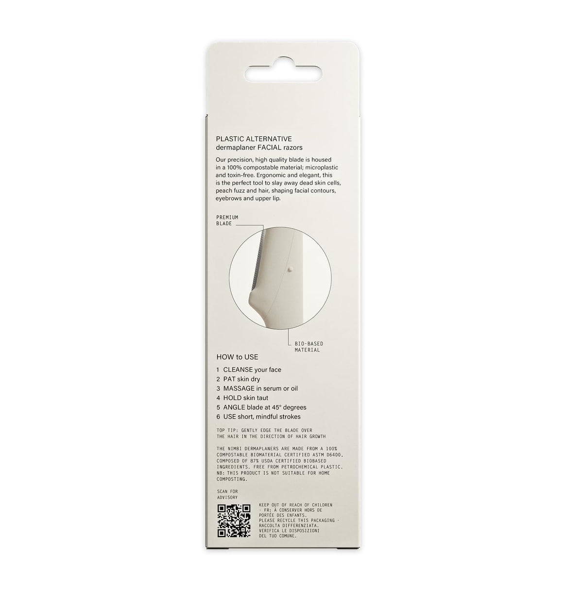 Nimbi razor set with travel pouch showing compact grooming on the go