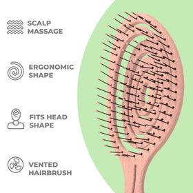 Ninabella bristle detail showing smooth tips and spacing, reduced breakage benefit