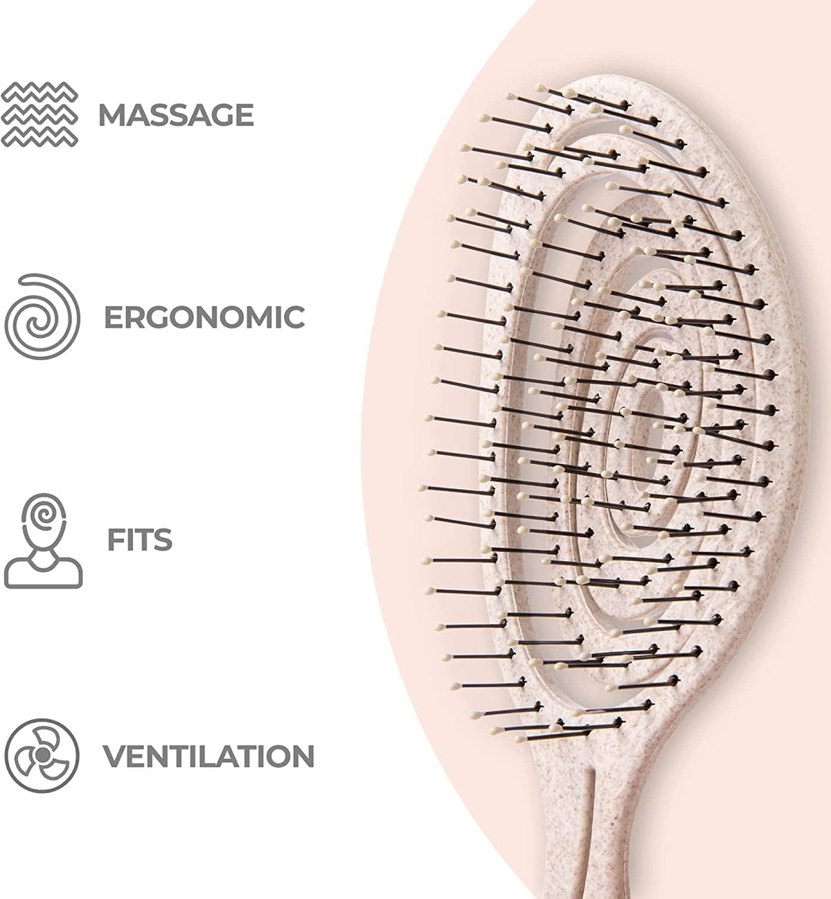 Ninabella ergonomic handle close-up offering comfortable non-slip grip