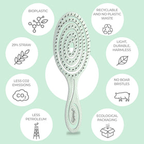 Ninabella brush held in hand for size and ergonomic grip demonstration