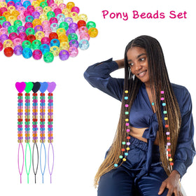 Ningrou elastic bands with beads showing durable bands for secure finishes