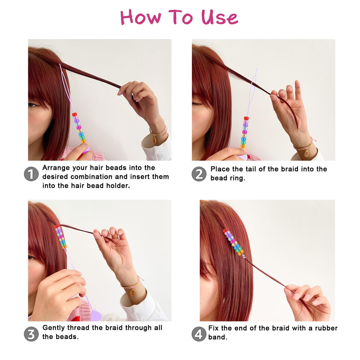 Ningrou quick beader tool in use to speed threading and simplify styling
